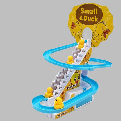 Electric duck climbing race track toy product view
