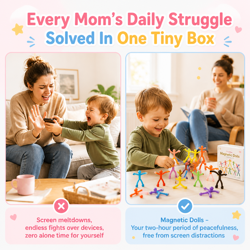 🧲 Magnetic Dolls | Mom’s Savior — Finally Get 2 Hours of Peaceful Relaxation