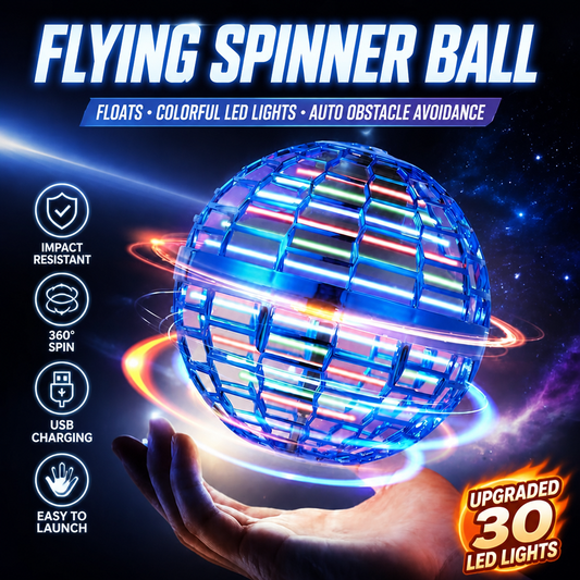 Galaxy Handgesteuerter Fliegender Spinner mit automatischer Rückkehr und Lichtern