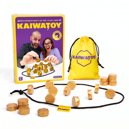 Kaiwatoy®Exciting Magnetic Game For Family Game Night, Great Fun Games For Kids, Includes 1 Rope, 20 Magnets, And Instructions