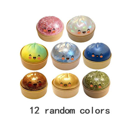 Kaiwatoy®4Pcs!Expressive Big Dumpling Squishy - Blind Box