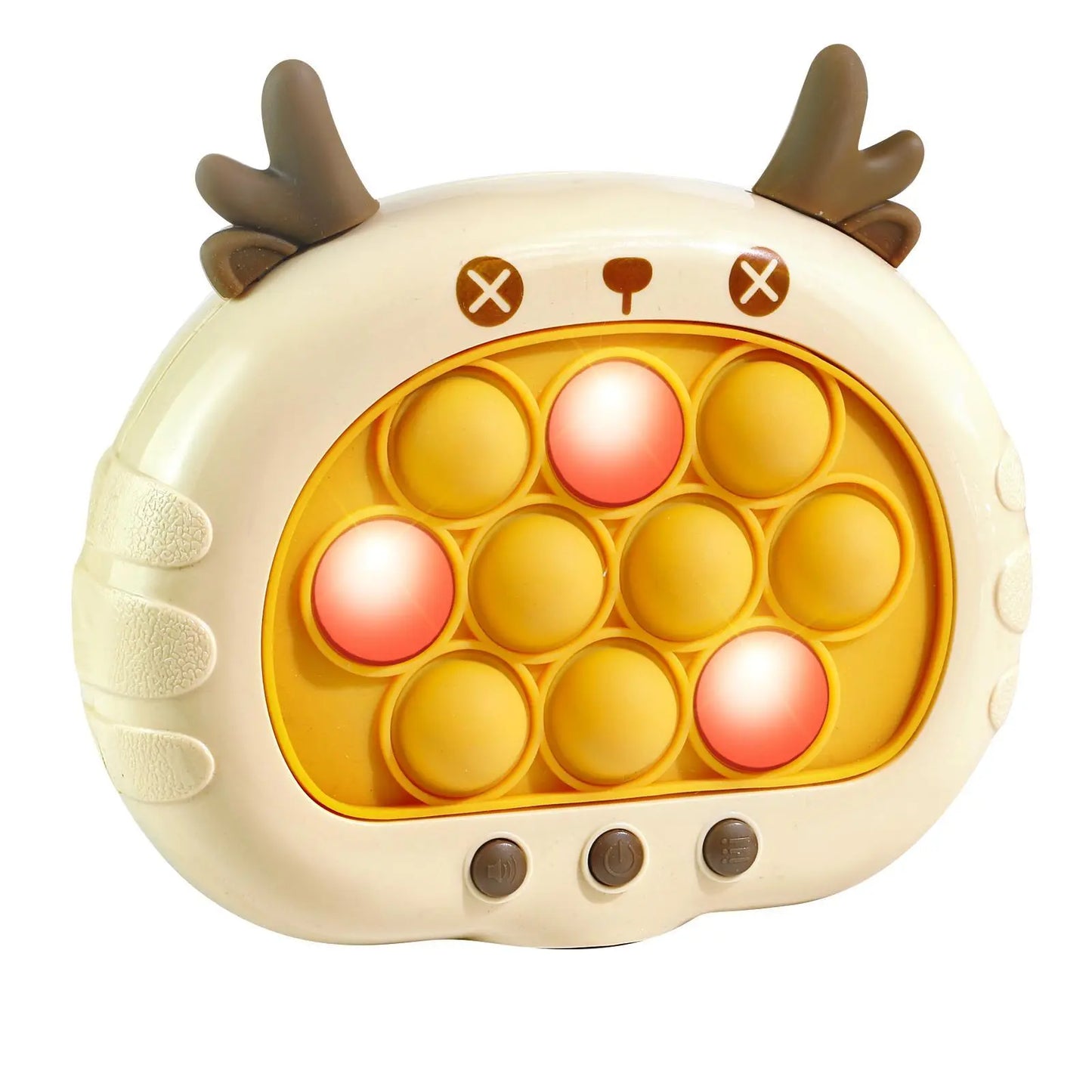 Kaiwatoy®Fast Push Pop Game Toy for Kids – Electronic Puzzle with Lights & Music, Memory Challenge, Multiplayer Mode