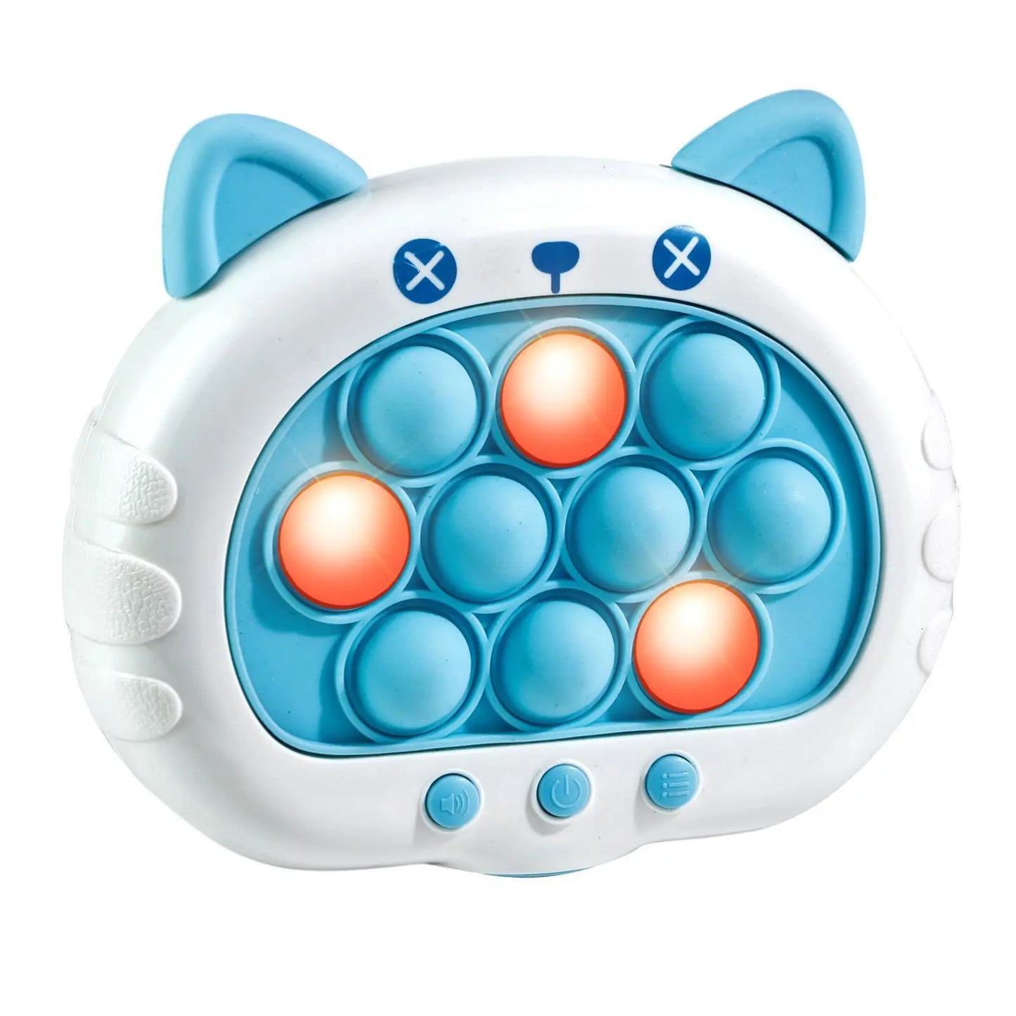 Kaiwatoy®Fast Push Pop Game Toy for Kids – Electronic Puzzle with Lights & Music, Memory Challenge, Multiplayer Mode