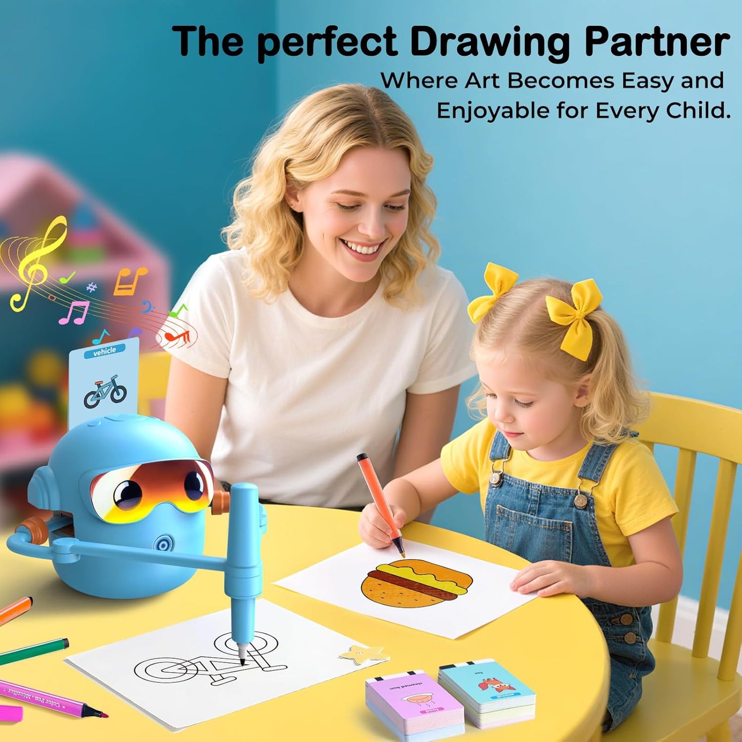 Kaiwatoy™ Drawing Robot – Interactive Drawing Toy for Kids Ages 3+