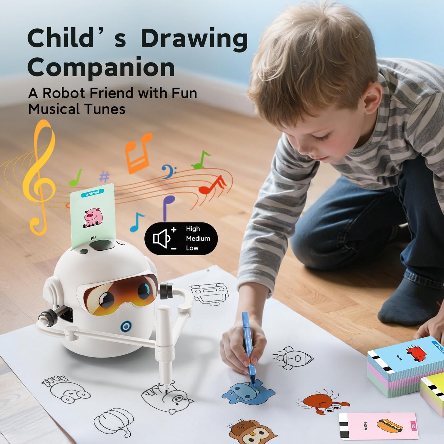 Kaiwatoy™ Drawing Robot – Interactive Drawing Toy for Kids Ages 3+