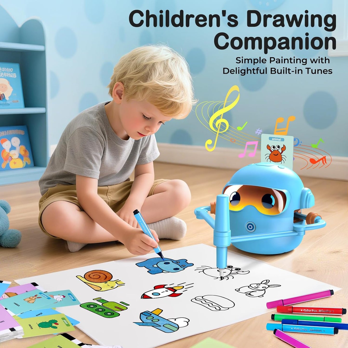 Kaiwatoy™ Drawing Robot – Interactive Drawing Toy for Kids Ages 3+