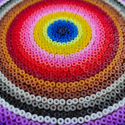 Kaiwatoy®3000pcs Fuse Beads,Multicolor 2.6mm Melty Beads Bulk Refill Kit