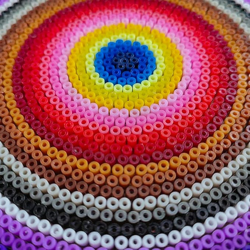 Kaiwatoy®3000pcs Fuse Beads,Multicolor 2.6mm Melty Beads Bulk Refill Kit