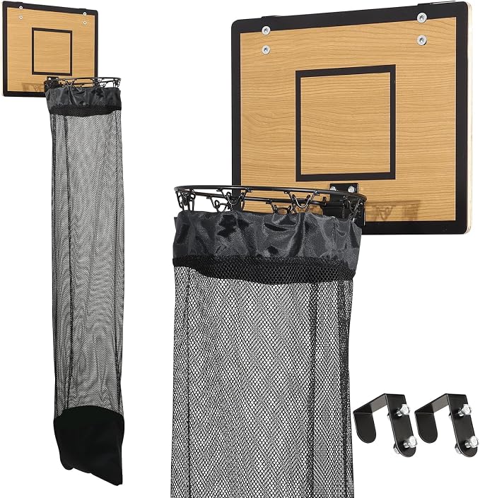 Over-the-Door Basketball Laundry Hoop,Basketball Hoop Laundry Hamper(Installation without drilling)