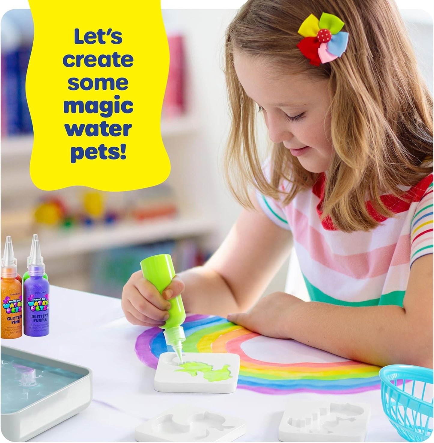 Kaiwatoy®Jumbo Aqua Fairy Water Gel Kit for Kids - Craft for Kids - Magic Elf Toy Kits