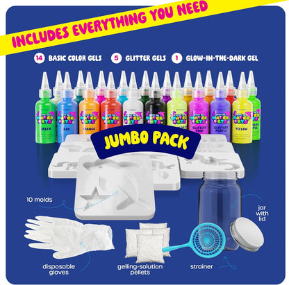 Kaiwatoy®Jumbo Aqua Fairy Water Gel Kit for Kids - Craft for Kids - Magic Elf Toy Kits