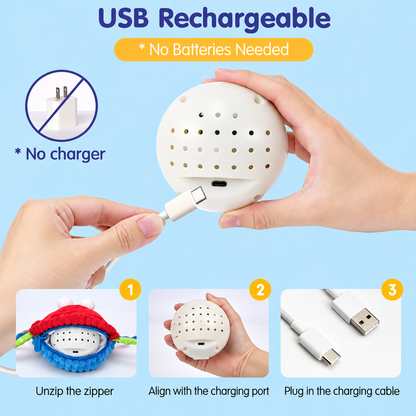 Musical Bouncing Crab Toy