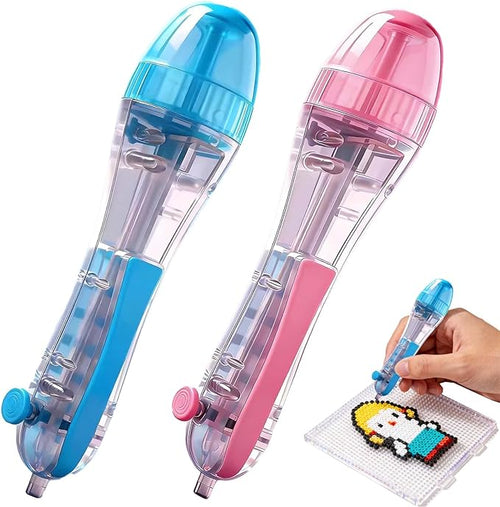 Kaiwatoy®2.6mm Fuse Bead Pen with Automatic Dispenser - 2 Pieces Melty Beads for DIY Decor