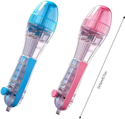 Kaiwatoy®2.6mm Fuse Bead Pen with Automatic Dispenser - 2 Pieces Melty Beads for DIY Decor