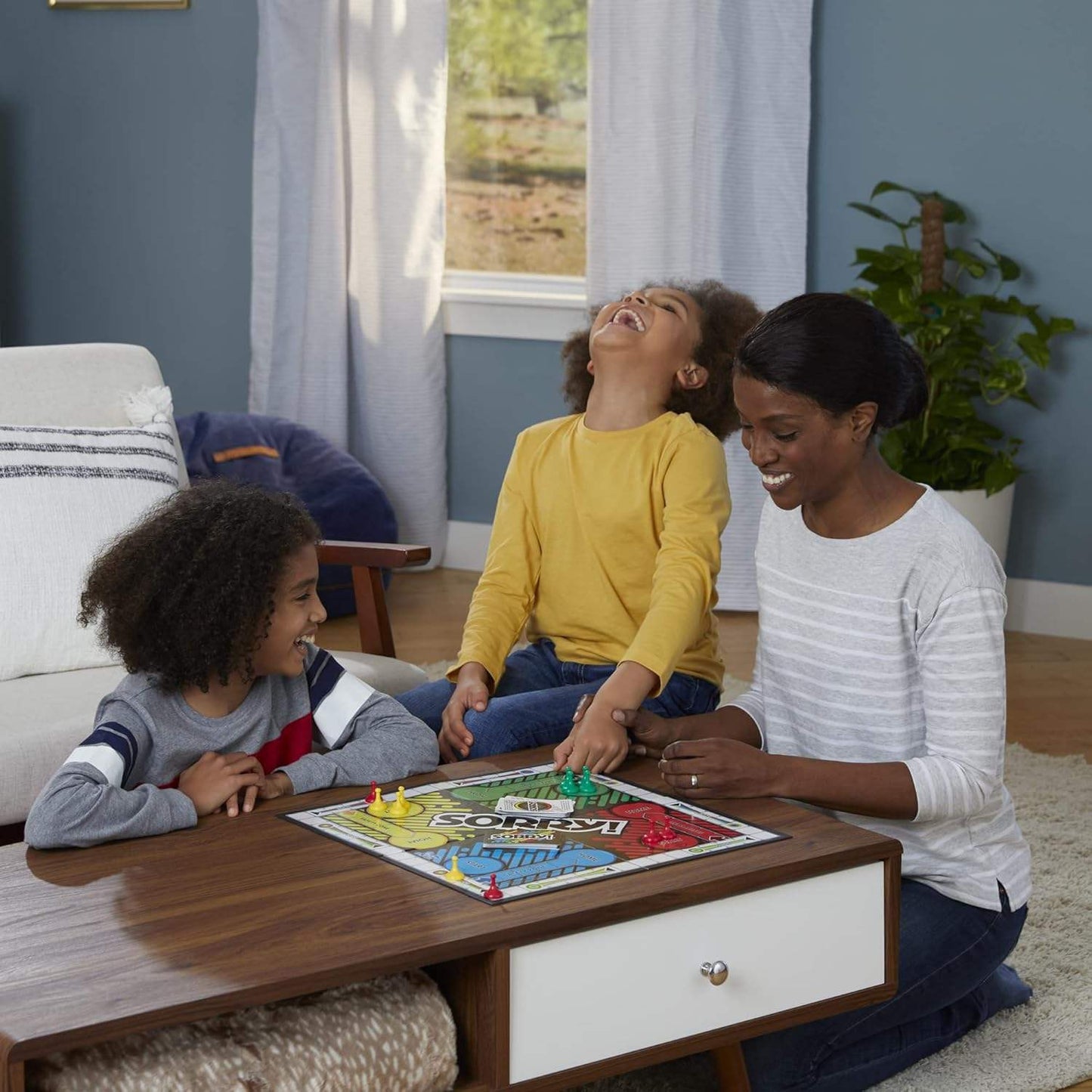 Kaiwatoy®Sorry! Board Game for Kids Ages 6 and Up; Classic Hasbro Board Game; Each Player Gets 4 Pawns; Family Game
