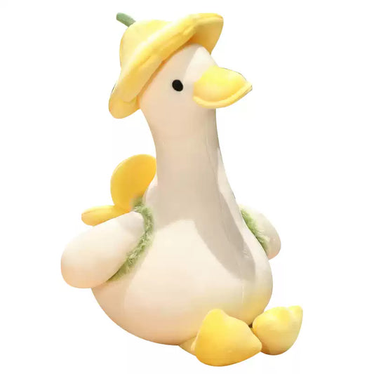 Duck Duck Toy Duck Plush Doll Cuddly Pillow Bed Doll Birthday Gift for Girls
