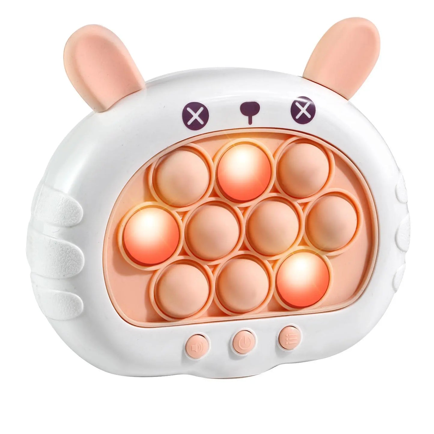 Kaiwatoy®Fast Push Pop Game Toy for Kids – Electronic Puzzle with Lights & Music, Memory Challenge, Multiplayer Mode