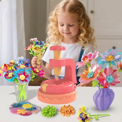 DIY Flower Bouquet Making Kit for Kids — Fun Fabric Craft Set