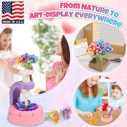 DIY Flower Bouquet Making Kit for Kids — Fun Fabric Craft Set