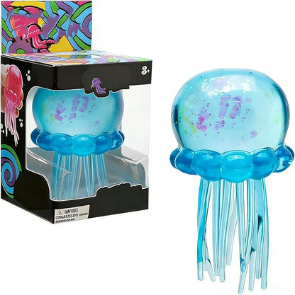 Kaiwatoy®Jellyfish Squeeze Squishy, Sugar Ball Stress Relief Fidget Toy for Kids & Adults