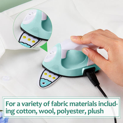 Kaiwatoy®Mini Craft Iron Mini Heat Press Small Iron for Fuse Bead Patch DIY Heat Transfer Vinyl