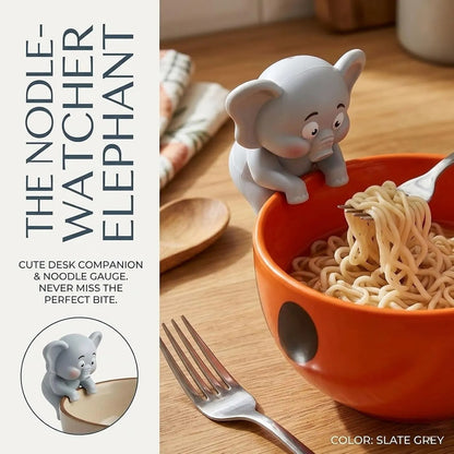 Elephant food cooling fan attached to a bowl